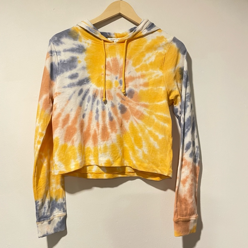 Threads 4 Thought terry cloth cropped sweatshirt